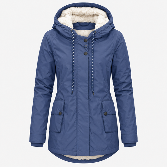 Dames Lange Waterdichte Winterjas – Met Capuchon, Warme Voering, Casual voor Koud Weer 1