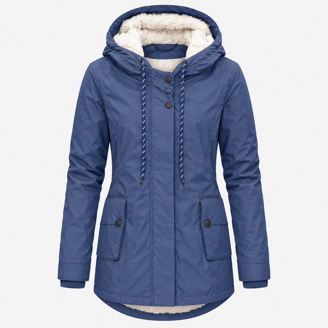 Dames Lange Waterdichte Winterjas – Met Capuchon, Warme Voering, Casual voor Koud Weer 1
